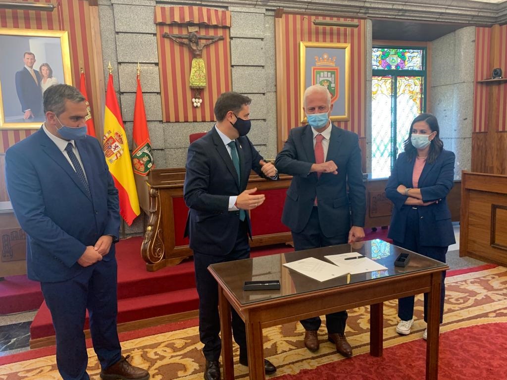 Los alcaldes de Burgos y Logroño firman un convenio de promoción turística entre ambas ciudades